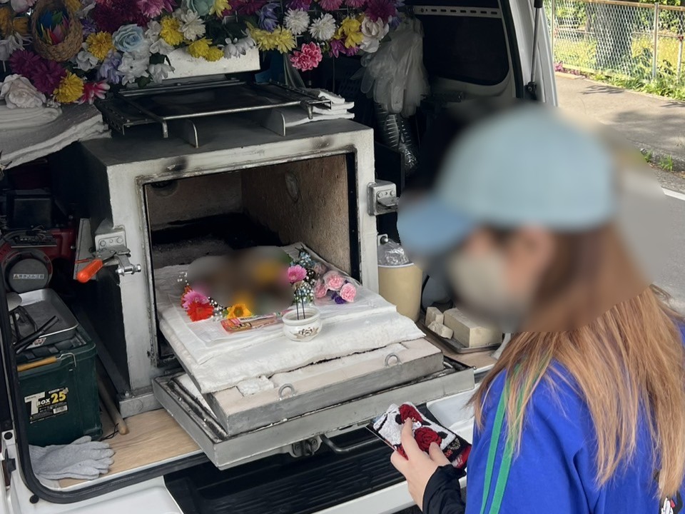 坂井市でお母様とお嬢様に可愛がられていた猫ちゃんをお見送りしました